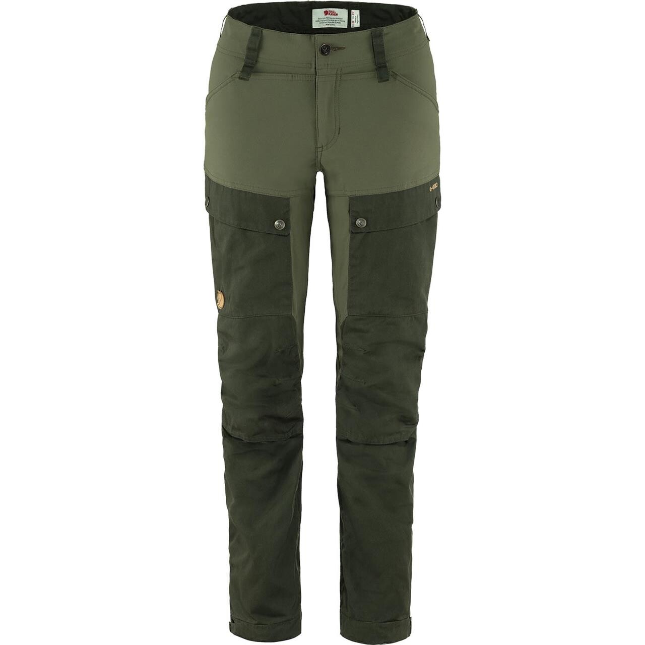 Fjällräven Womens Keb Trousers (Grøn (DEEP FOREST-LAUREL GRN/662-625) 42 kort)