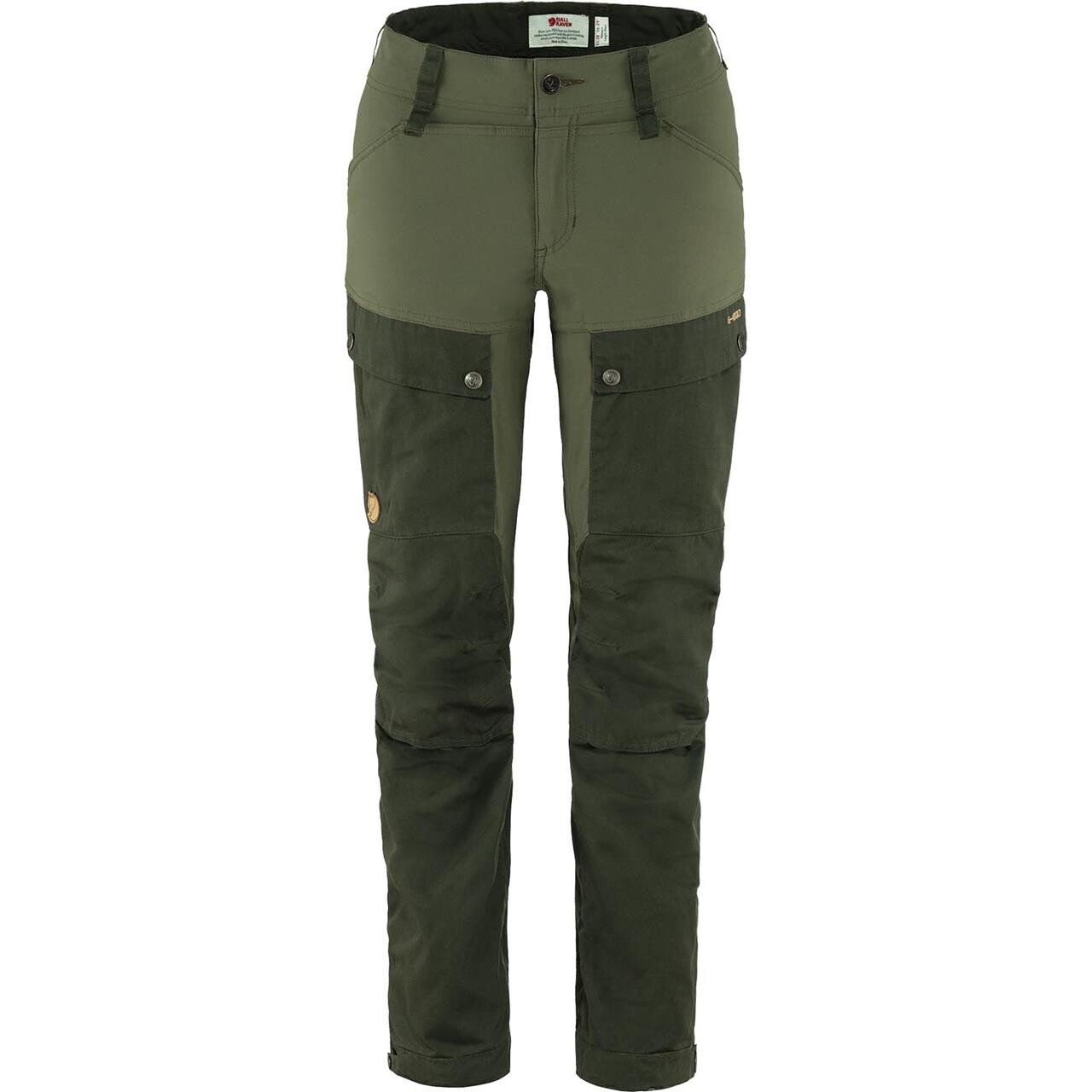 Se Fjällräven Womens Keb Trousers (Grøn (DEEP FOREST-LAUREL GRN/662-625) 38) hos Friluftsland.dk