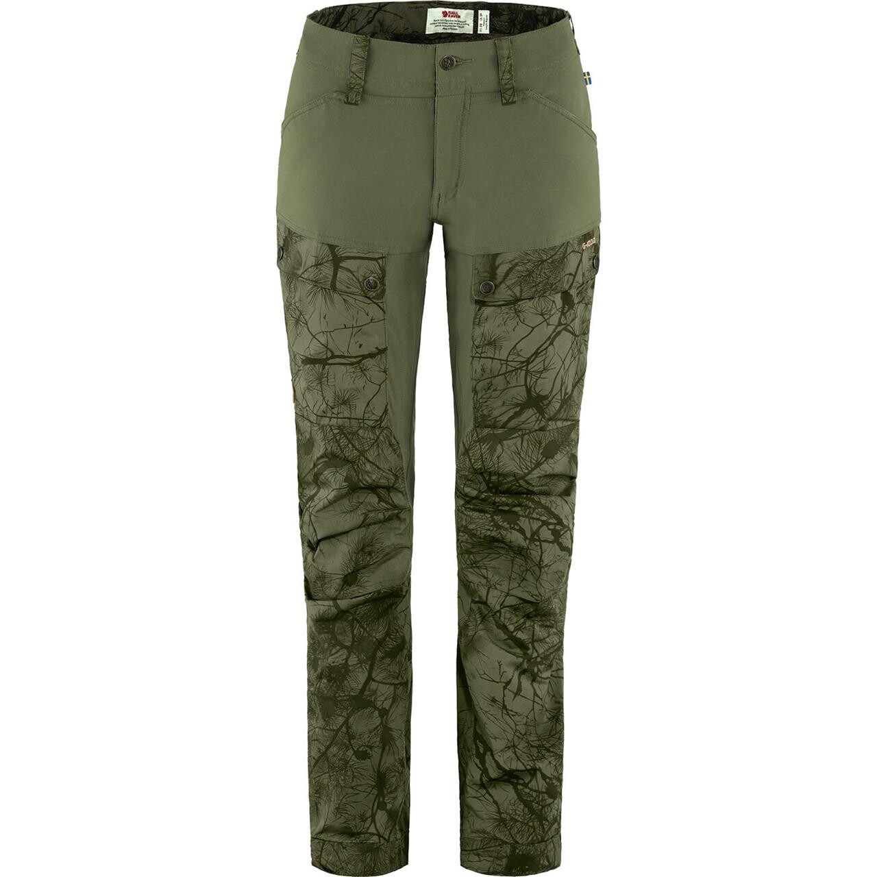 Fjallraven Womens Keb Trousers Grøn Green Camo Laurel Grn 626 625