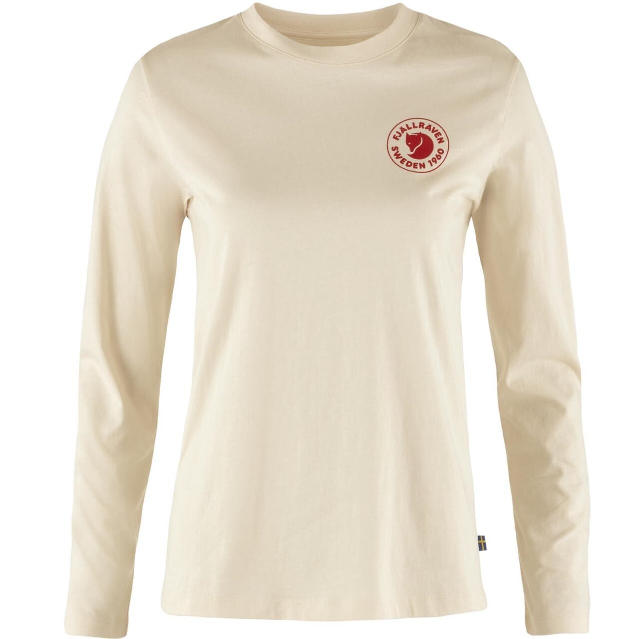 Fjällräven Womens 1960 Logo T-shirt L/S (Hvid (CHALK WHITE/113) XX-small)