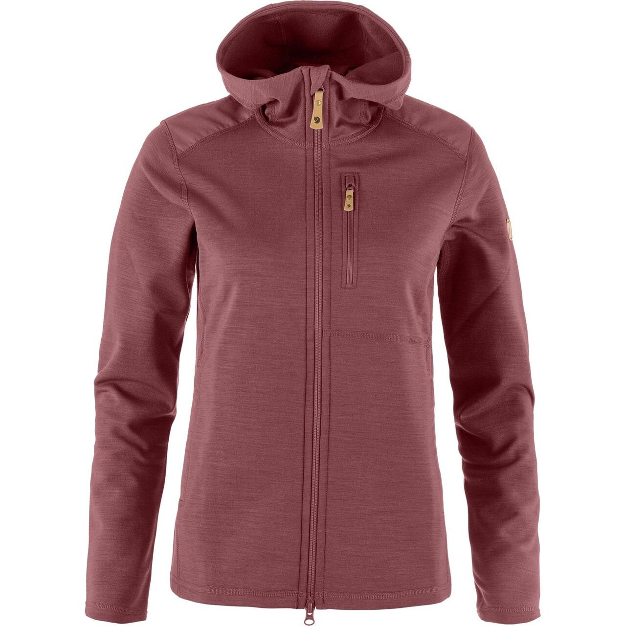 Fjällräven Womens Keb Fleece Hoodie (Rød (MESA PURPLE/410) Medium)