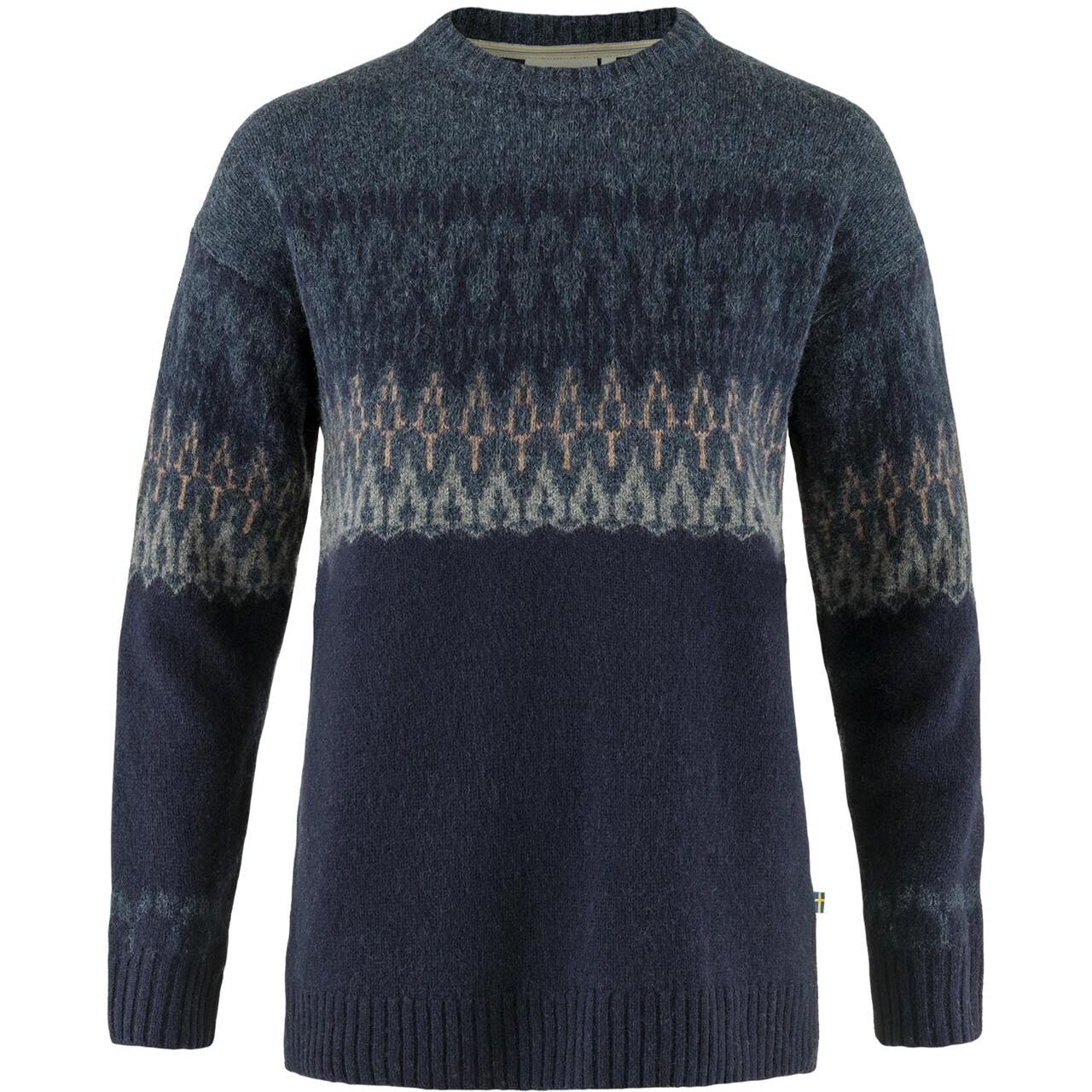 Fjällräven Womens Évik Path Knit (Blå (DARK NAVY-NAVY/555-560) Large)