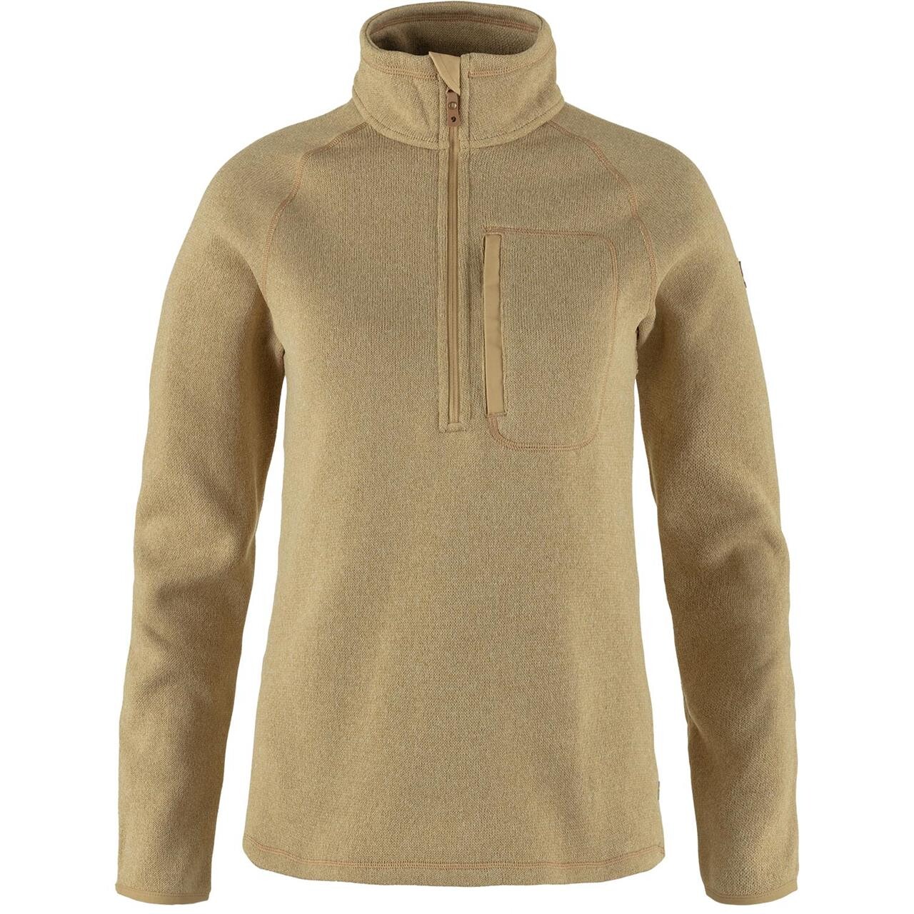 Fjällräven Womens Övik Fleece Half Zip (Beige (DUNE BEIGE/196) Medium)