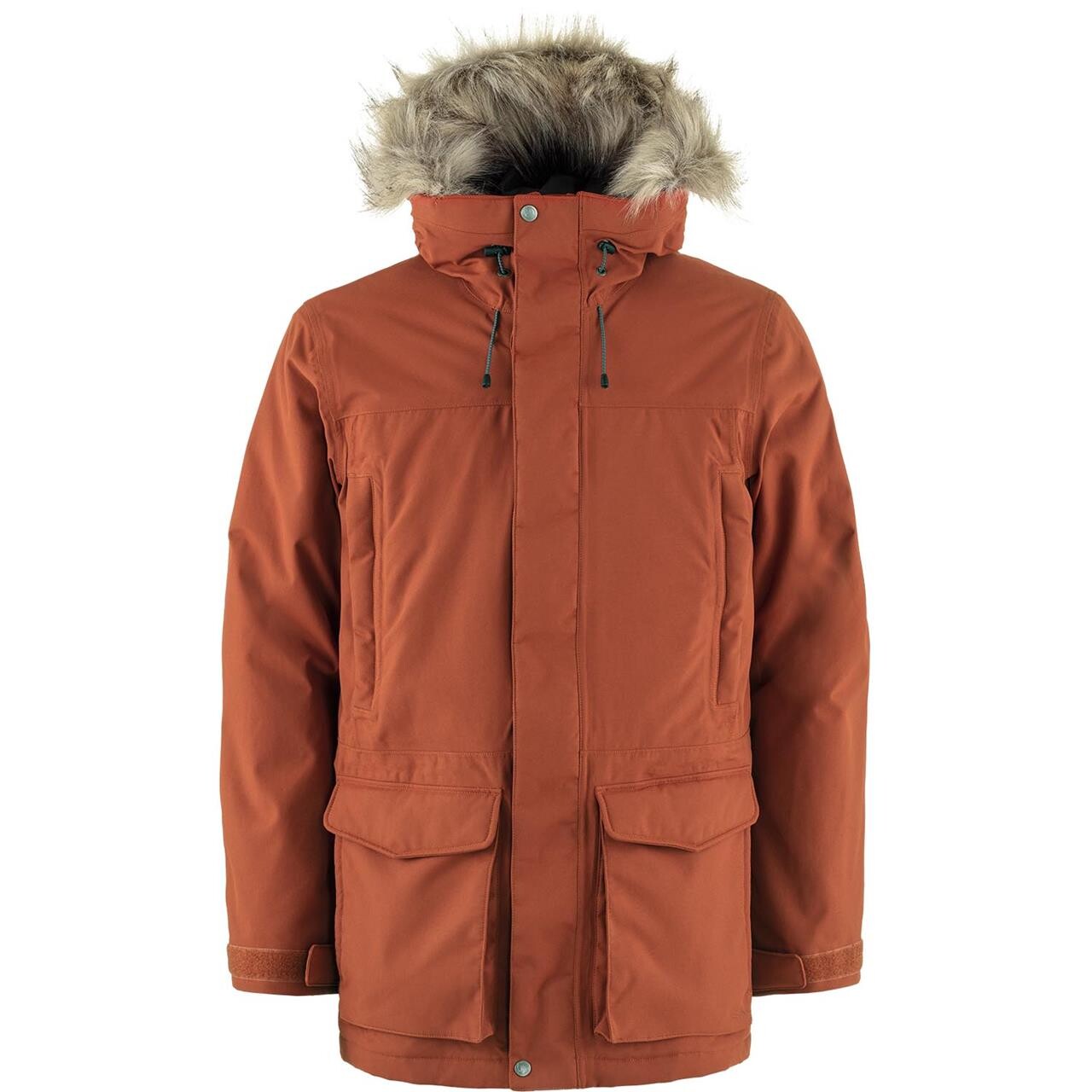 Fjällräven Mens Nuuk Lite Parka (Rød (AUTUMN LEAF/215) Large)