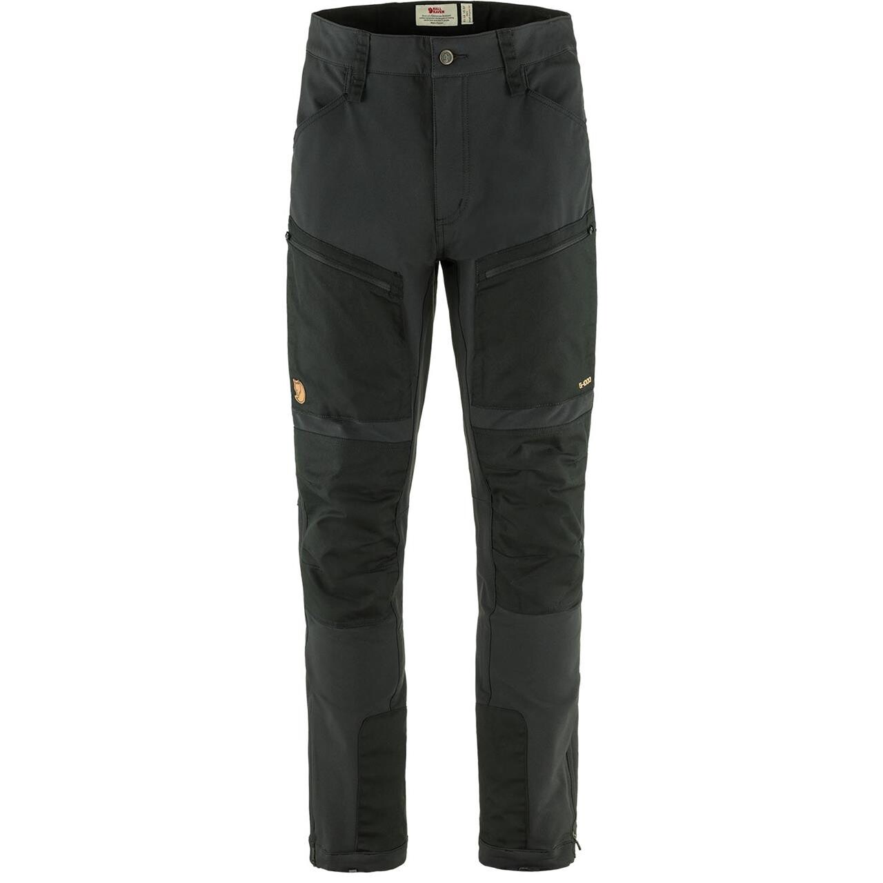 Se Fjällräven Mens Keb Agile Winter Trousers (Sort (BLACK-BLACK/550-550) 46 kort) hos Friluftsland.dk