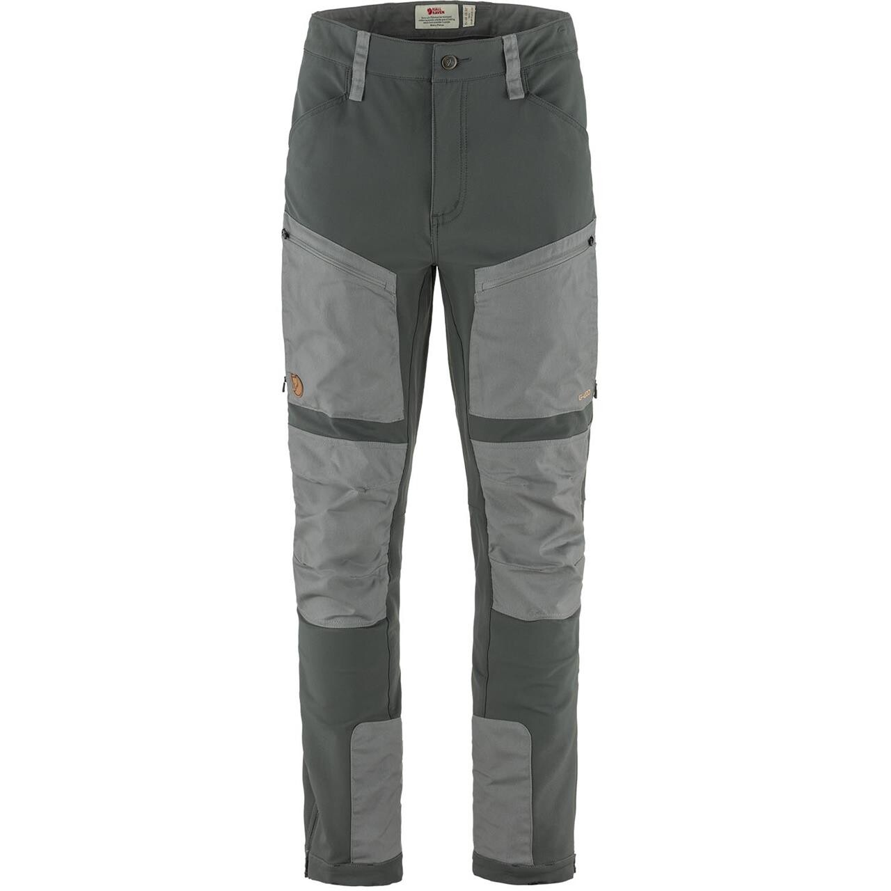 Fjallraven Mens Keb Agile Winter Trousers Grå Iron Grey Grey 048 020 Kort