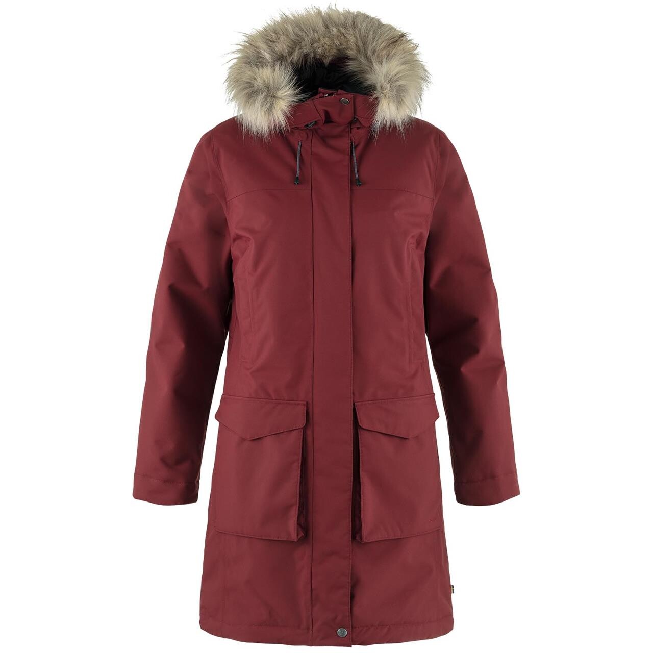 Fjällräven Womens Nuuk Lite Parka (Rød (BORDEAUX RED/347) Small)