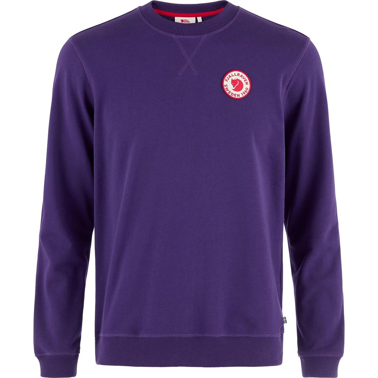 Fjällräven Mens 1960 Logo Badge Sweater (Lilla (DARK VIOLET/425) X-large)
