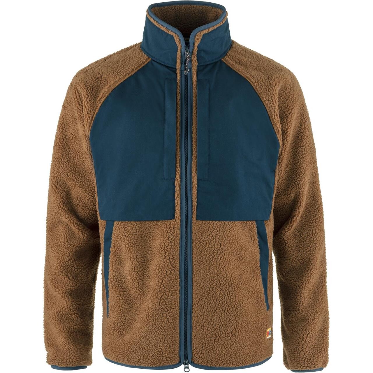 Fjällräven Mens Vardag Pile Jacket (Brun (CHESTNUT-NAVY/230-560) Large)