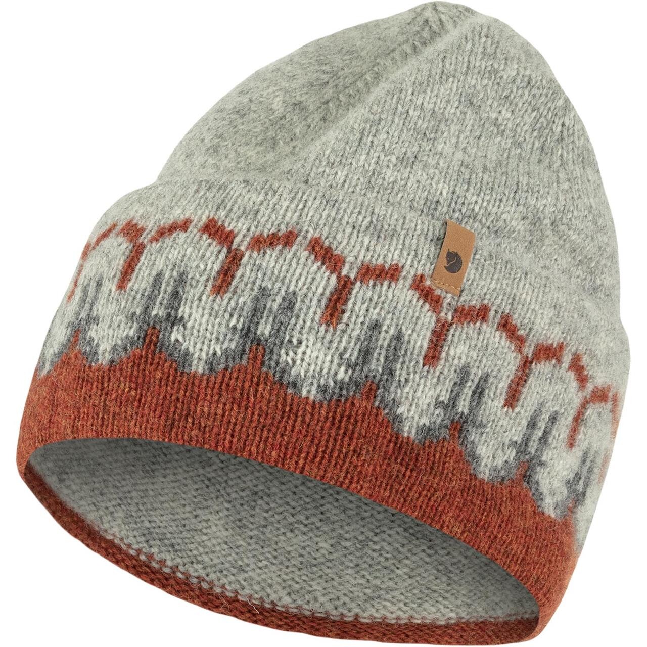 Fjällräven Övik Path Knit Beanie (ORANGE (AUTUMN LEAF-GREY/215-020) One size (ONE SIZE))