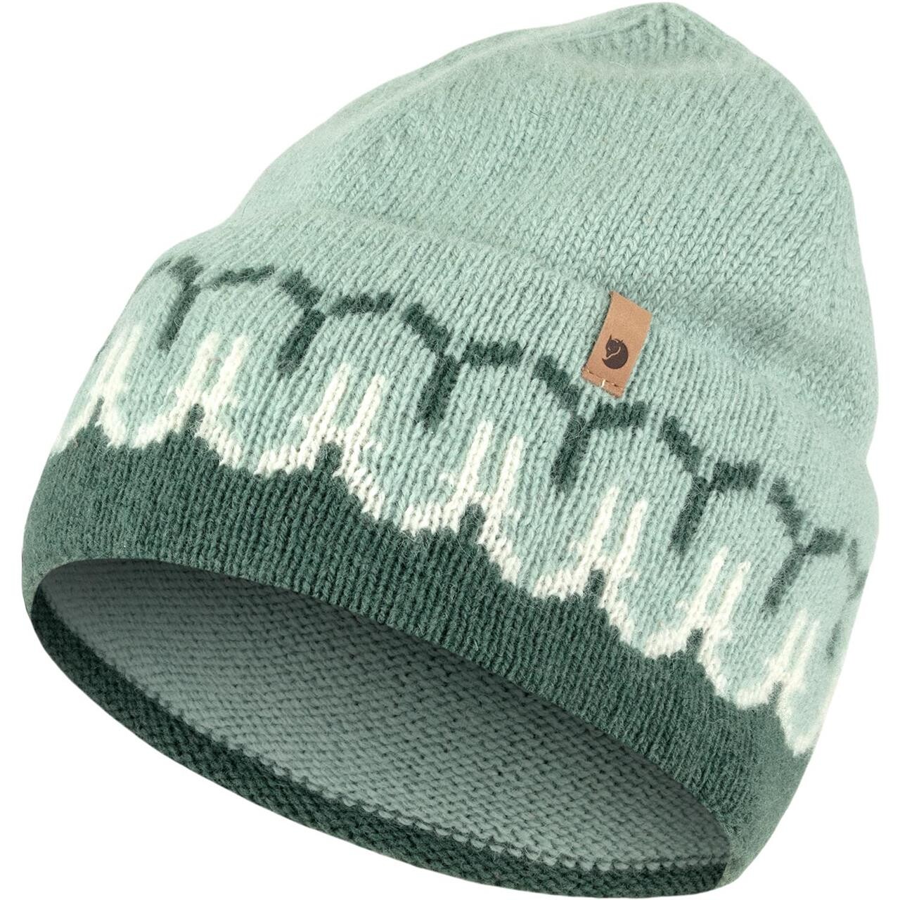 Fjällräven Övik Path Knit Beanie (GREEN (DEEP PATINA-MISTY GRN/679-674) One size (ONE SIZE))