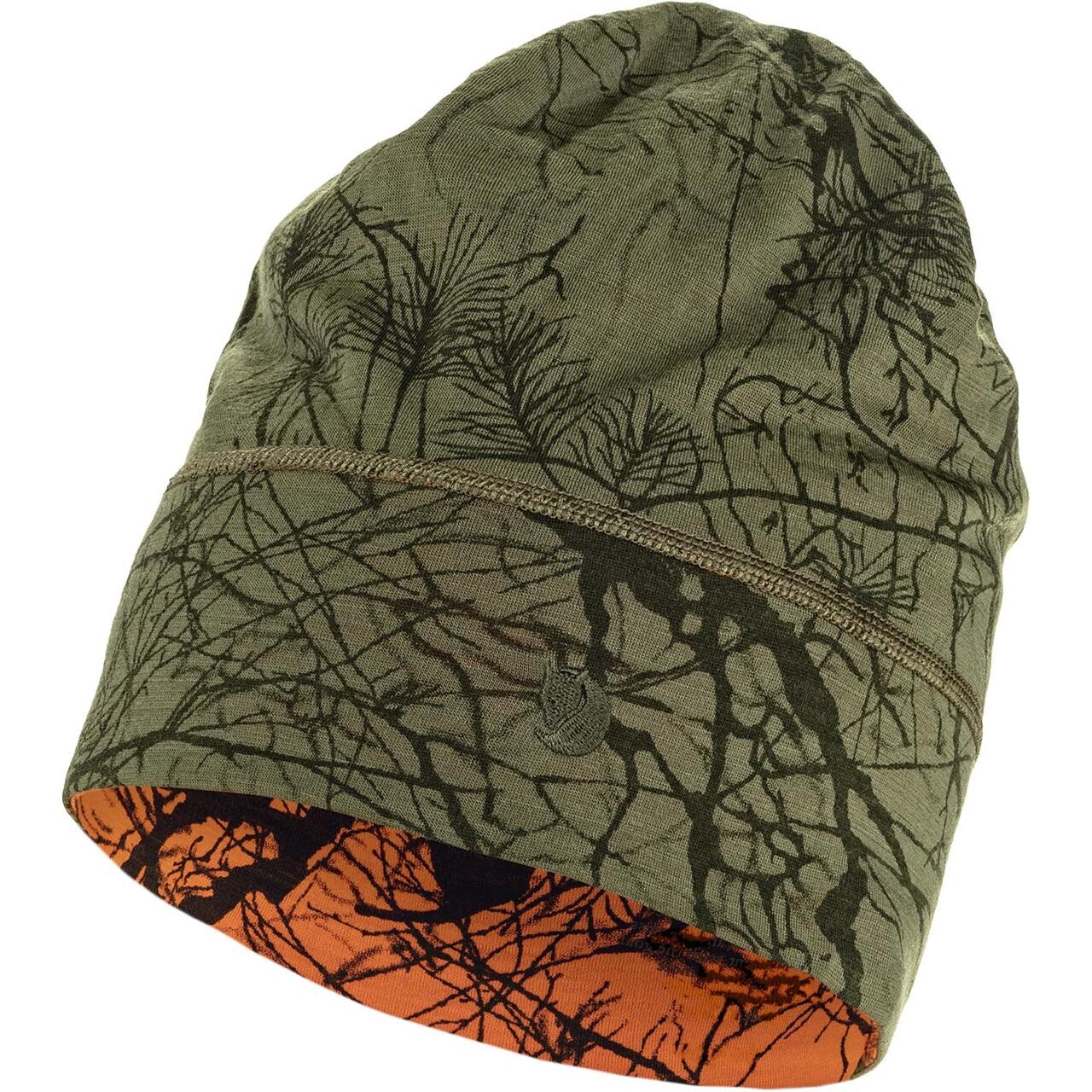 5: Fjällräven Lappland Beanie (Grøn (GREEN CAMO-ORANGE CAMO/626-261) One size)