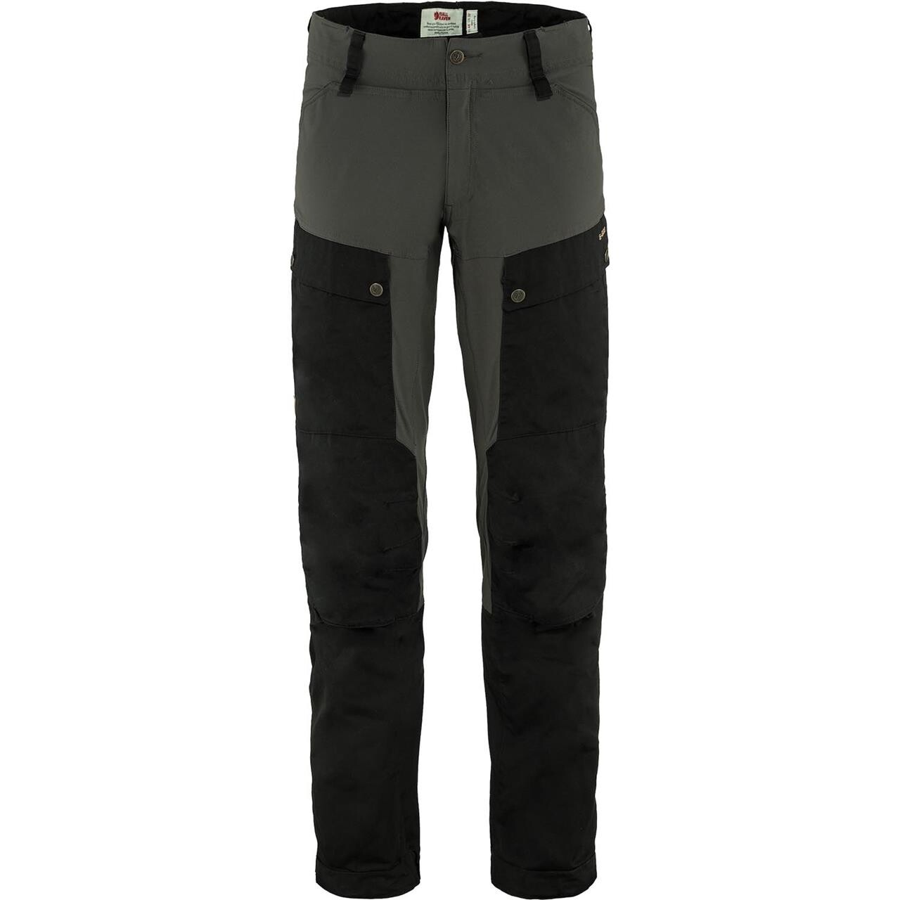 Fjällräven Mens Keb Trousers (Sort (BLACK-STONE GREY/550-018) 52 lang)