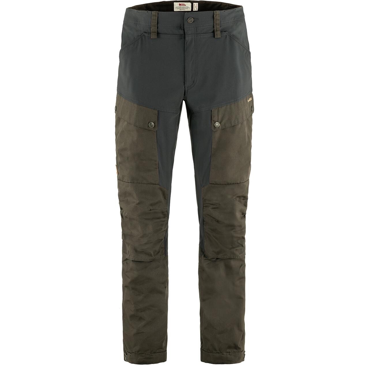 Fjällräven Mens Keb Trousers (Grøn (DARK OLIVE-DARK GREY/633-030) 48 lang)