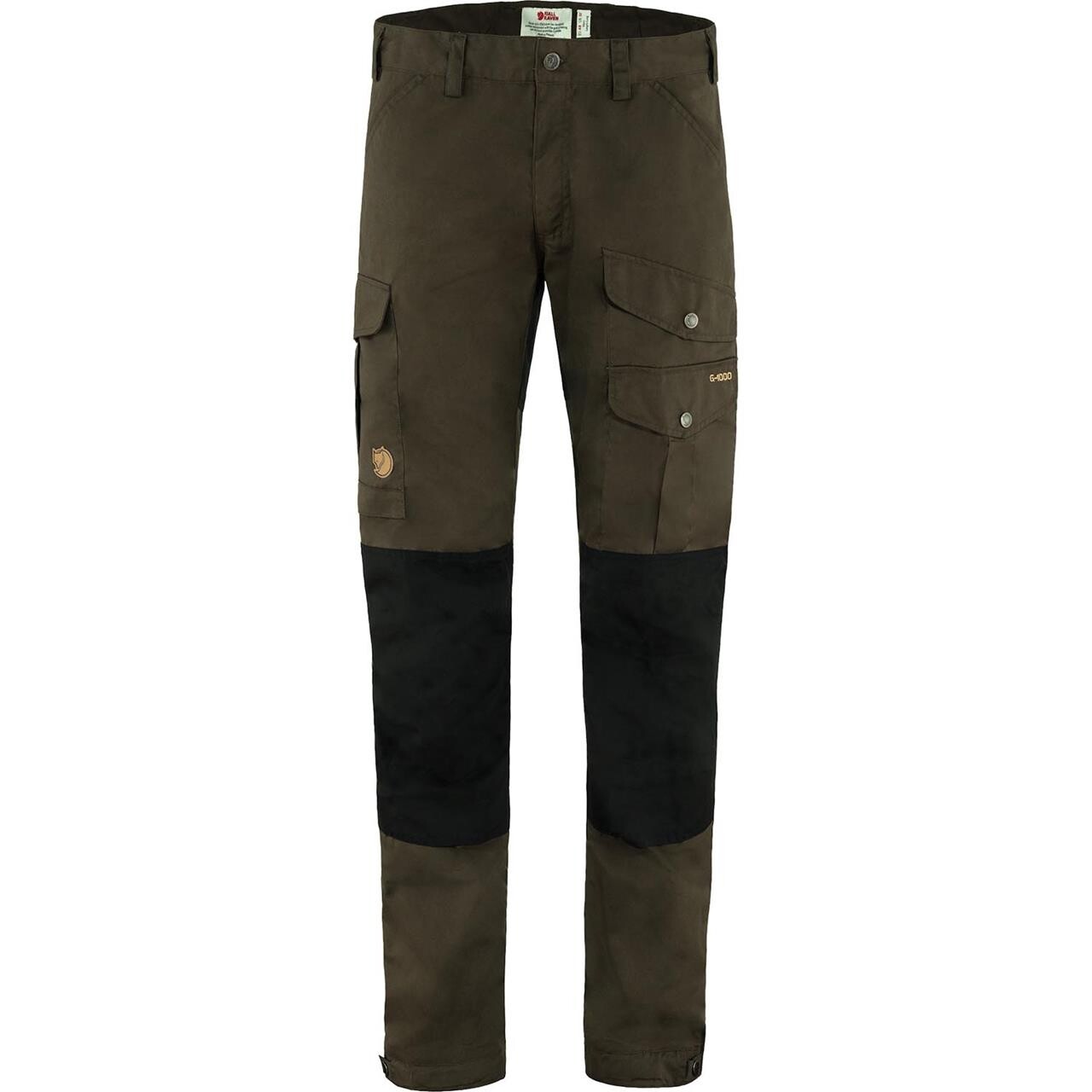 Se Fjällräven Mens Vidda Pro Trousers (Grøn (DARK OLIVE-BLACK/633-550) 52 kort) hos Friluftsland.dk