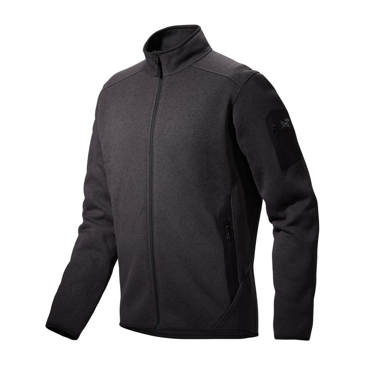 Se Arcteryx Mens Covert Cardigan (Sort (BLACK HEATHER II) Large) hos Friluftsland.dk