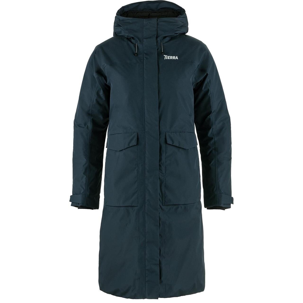 Se Tierra Womens Nikka Parka (Blå (DEEP NAVY) X-large) hos Friluftsland.dk