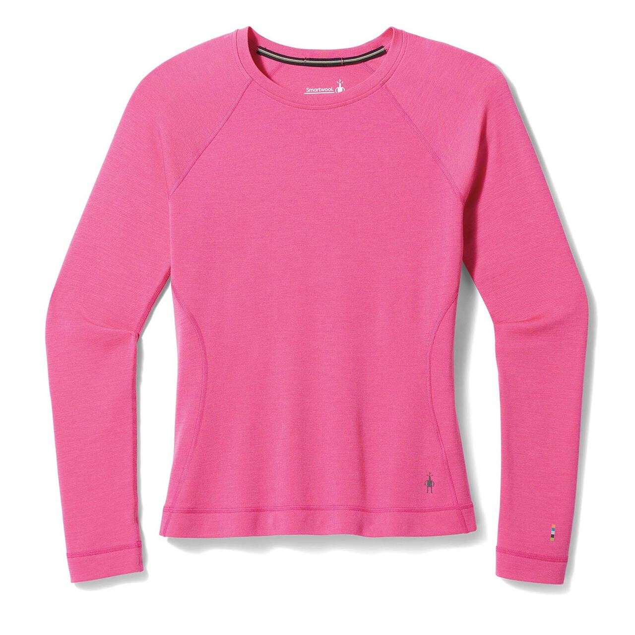 Billede af Smartwool Womens Cl Thermal Merino Base Layer Crew (Lyserød (POWER PINK) Small)