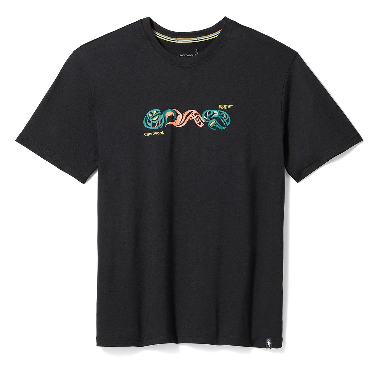 Se Smartwool Mens Sockeye Season Graphic S/S Tee (Sort (BLACK) Medium) hos Friluftsland.dk