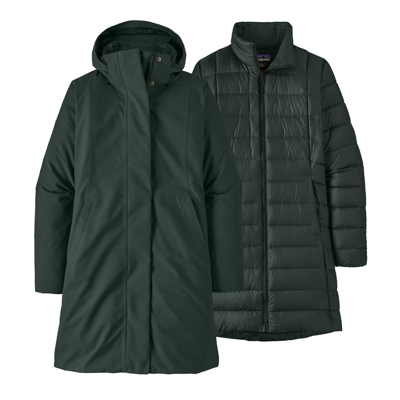 Billede af Patagonia Womens Tres 3-in-1 Parka (Grøn (NORTHERN GREEN) Small)