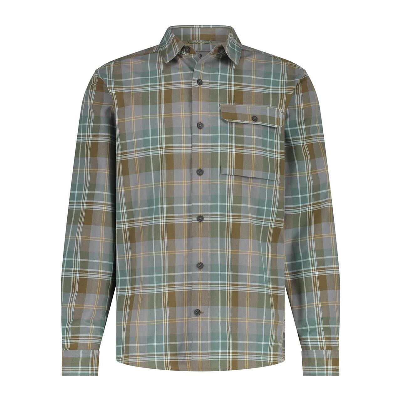 Se Royal Robbins Mens Westlands Plaid L/S (Grå (RIVER ROCK DOBSON PLD) Small) hos Friluftsland.dk