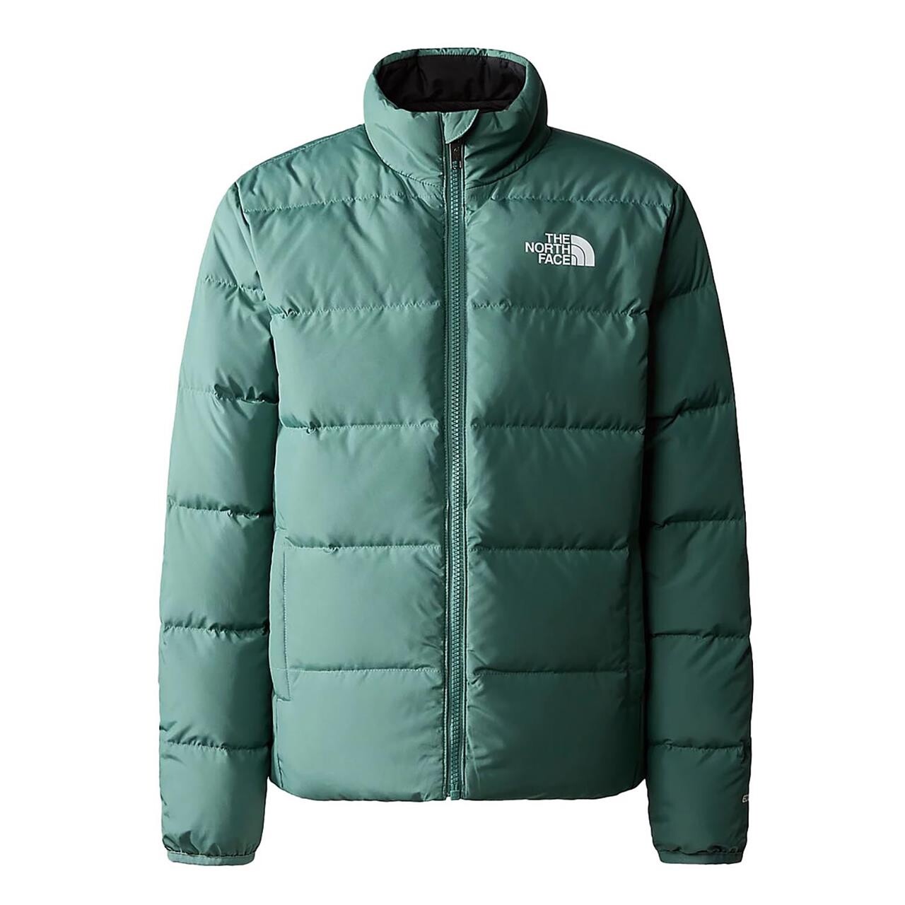 Billede af The North Face Teens Reversible North Down Jacket (Grøn (DARK SAGE) Large)