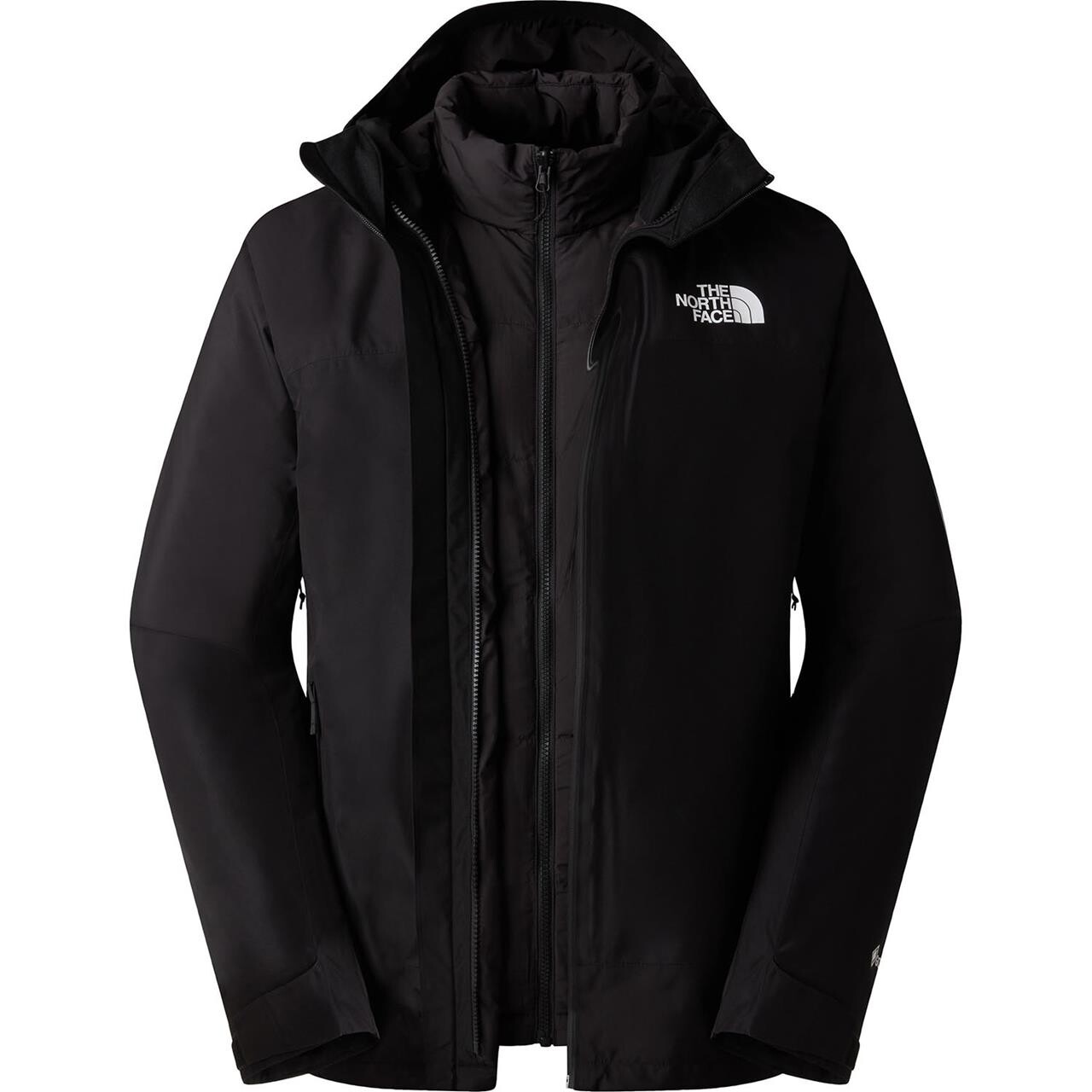 The North Face Mens Mountain Light Triclimate Gtx Jacket Sort Tnf Black Npf