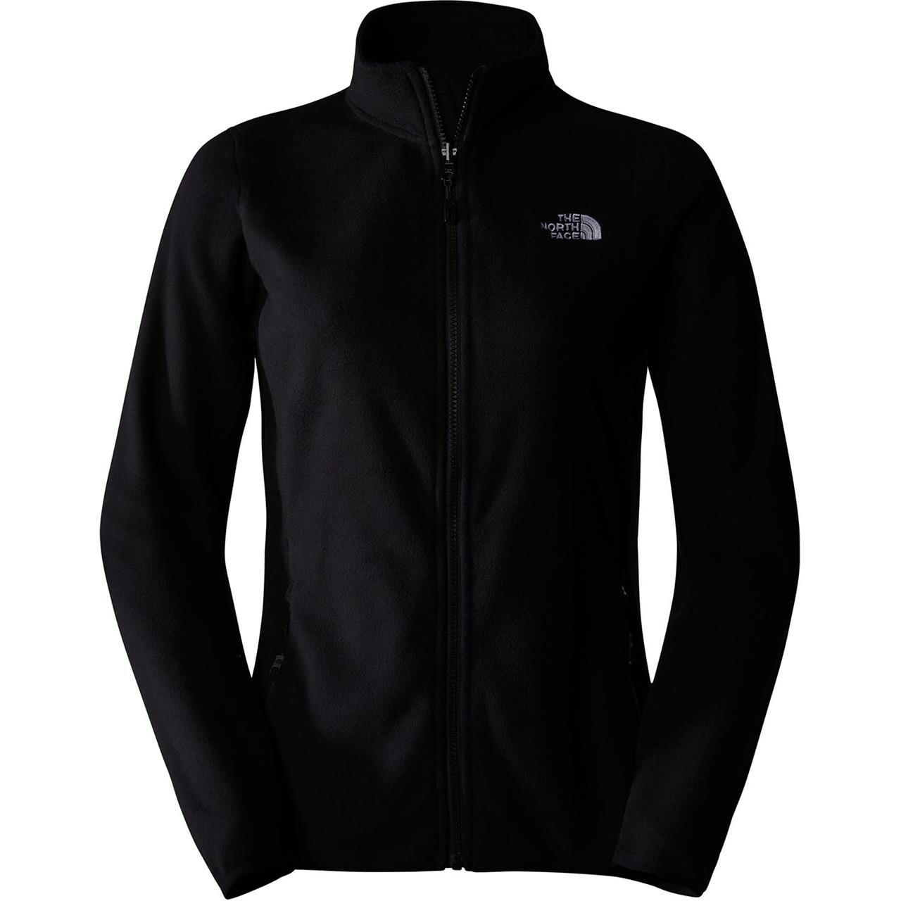 The North Face Womens 100 Glacier Full Zip (Sort (TNF BLACK-NPF) Small)