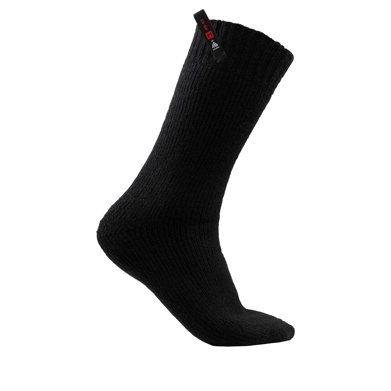 Aclima Lars Monsen Thick Socks Sort Jet Black