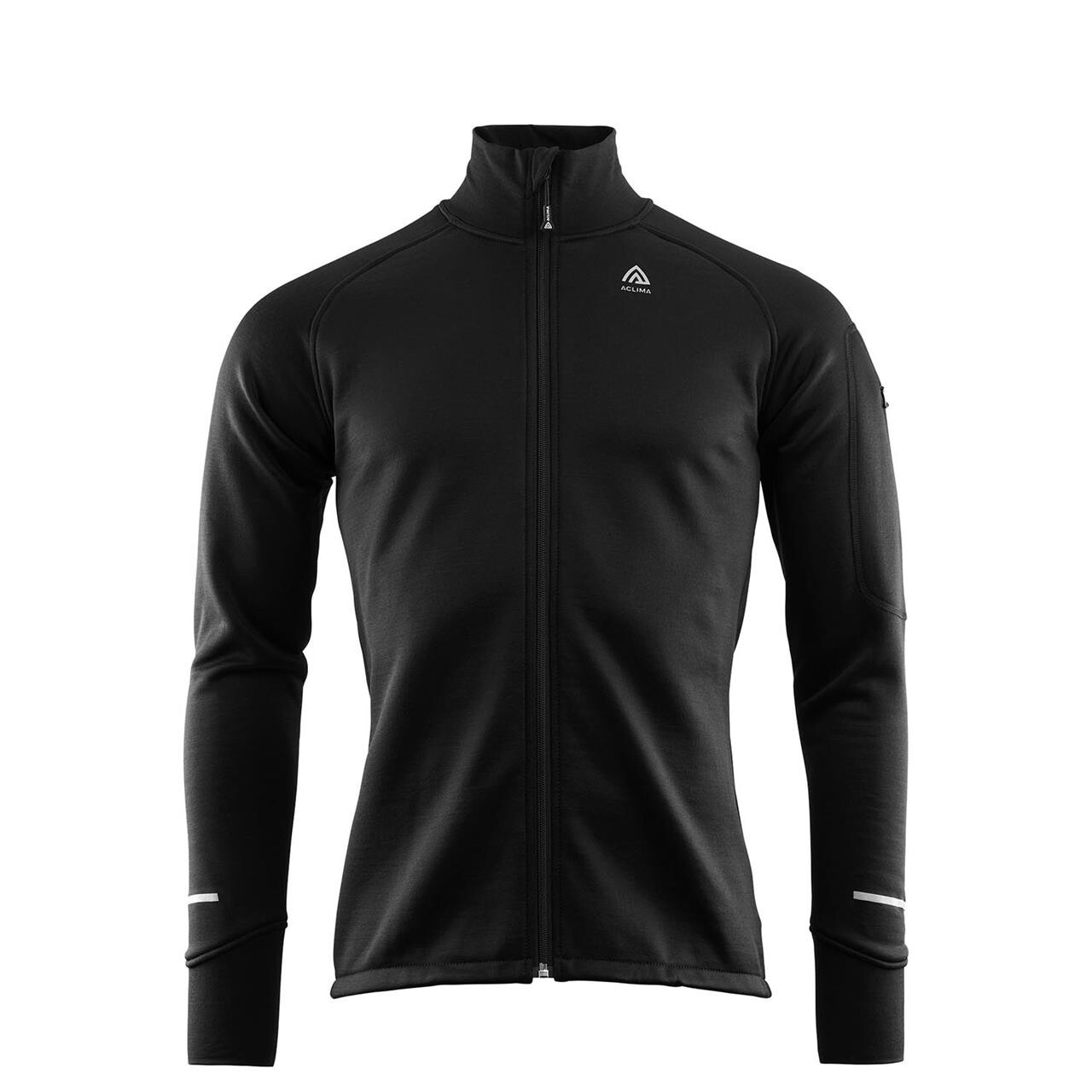 Aclima Mens WoolShell Sport Jacket (Sort (JET BLACK) Large)