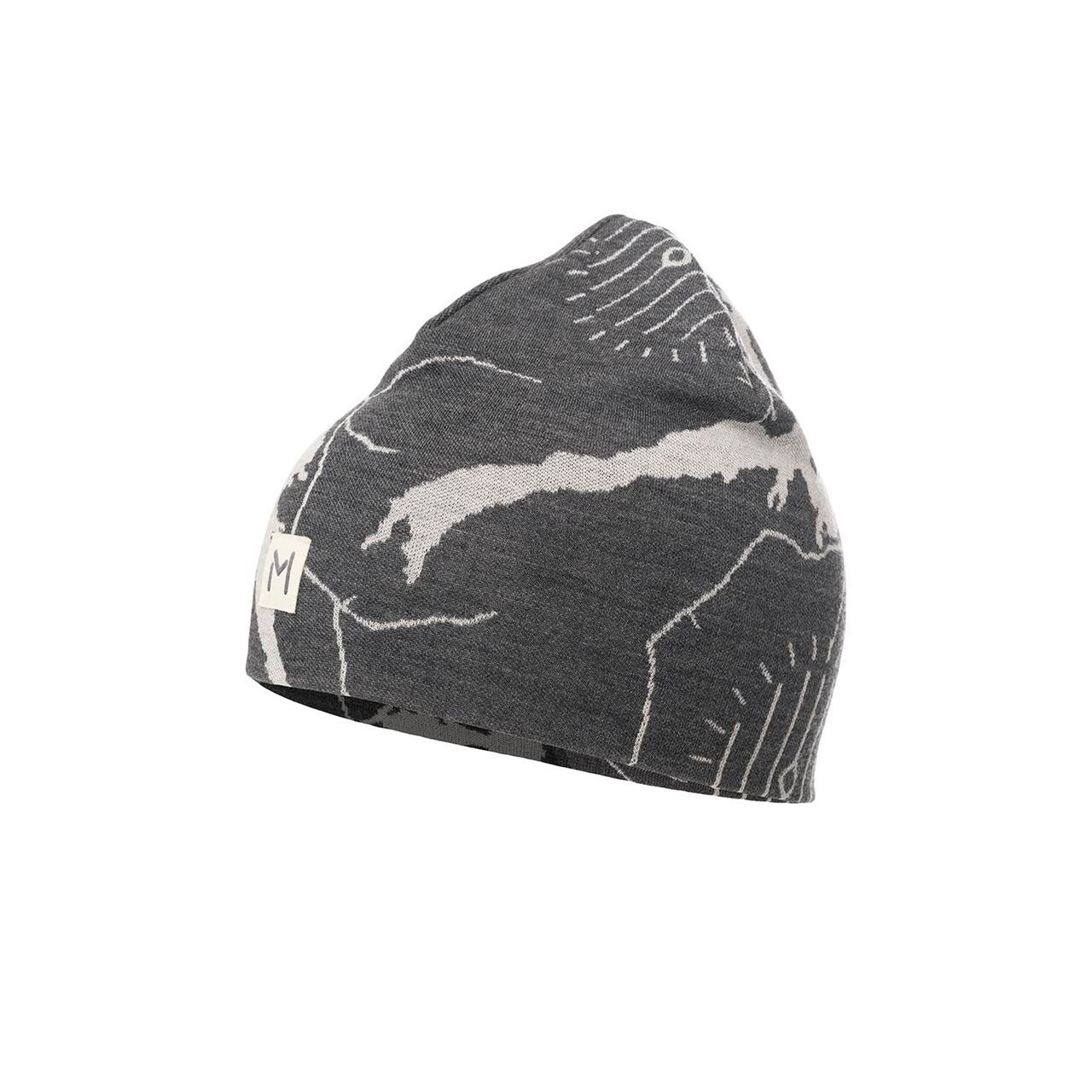 Aclima Lars Monsen Femunden Beanie Grå Femunden Dark Medium