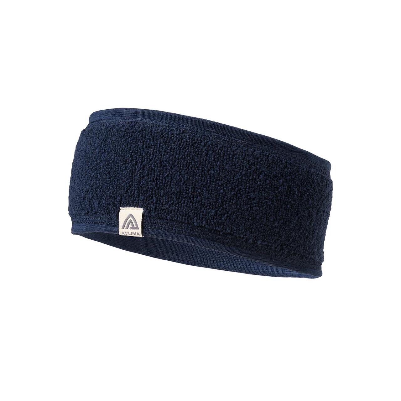Reborn Terry Headband Blå Navy Melange One Size Fra Aclima