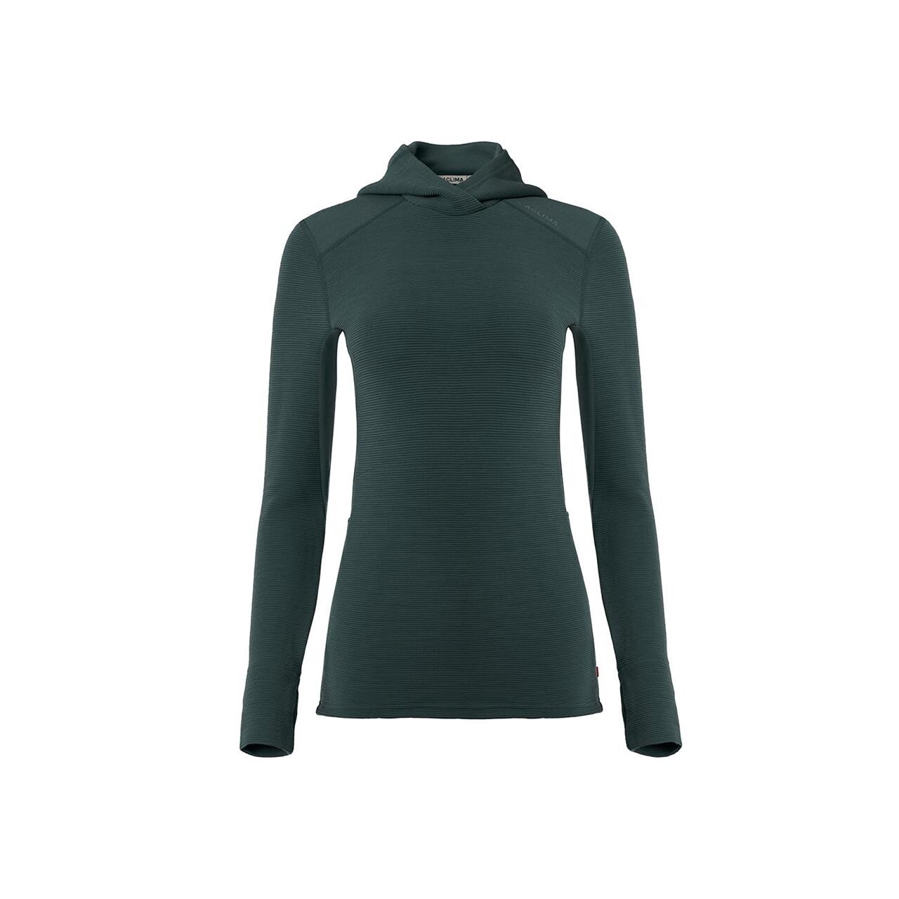 Aclima Womens Streamwool Hoodie Grøn Green Gables Xx Large