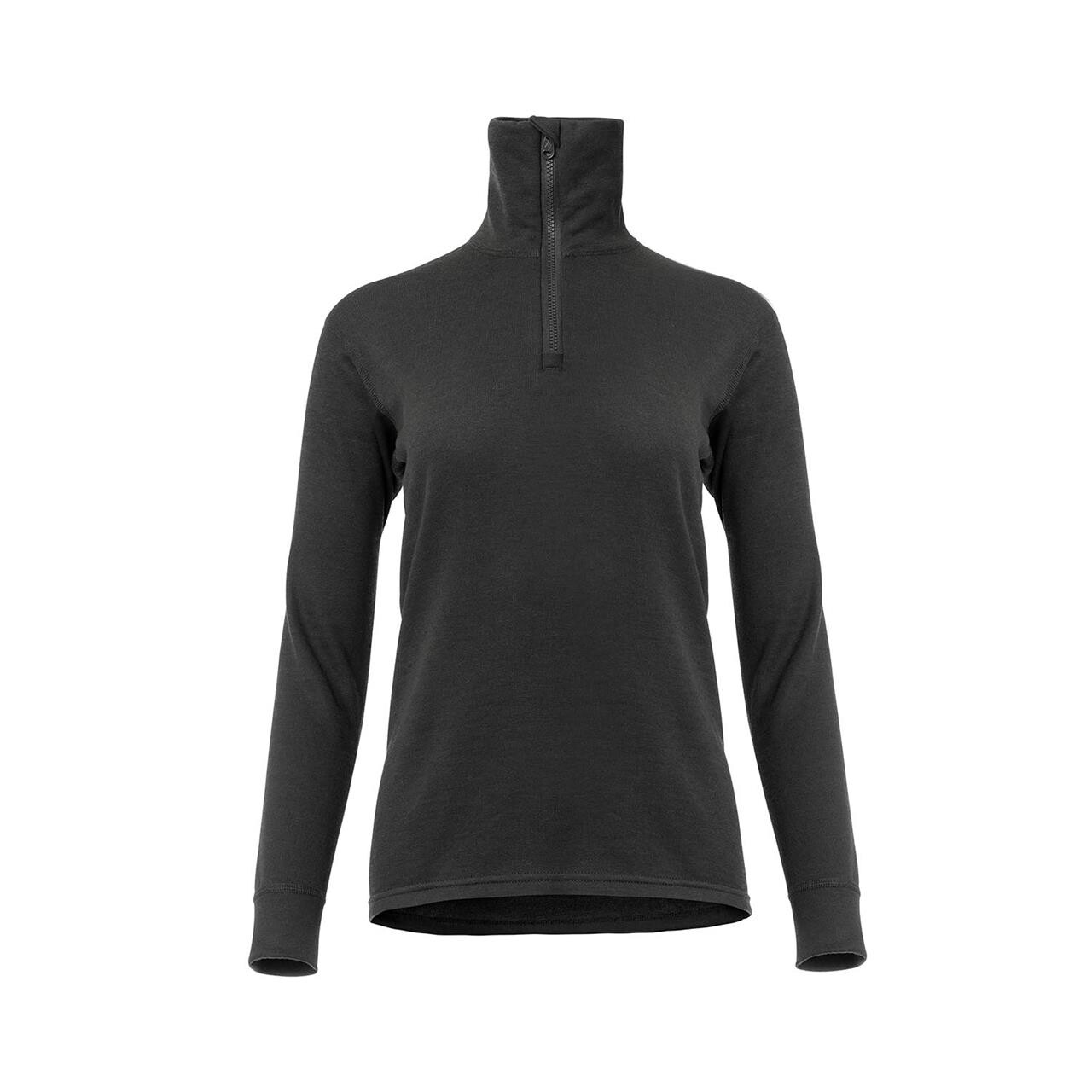 Aclima Womens WoolTerry Polo (Sort (JET BLACK) X-small)