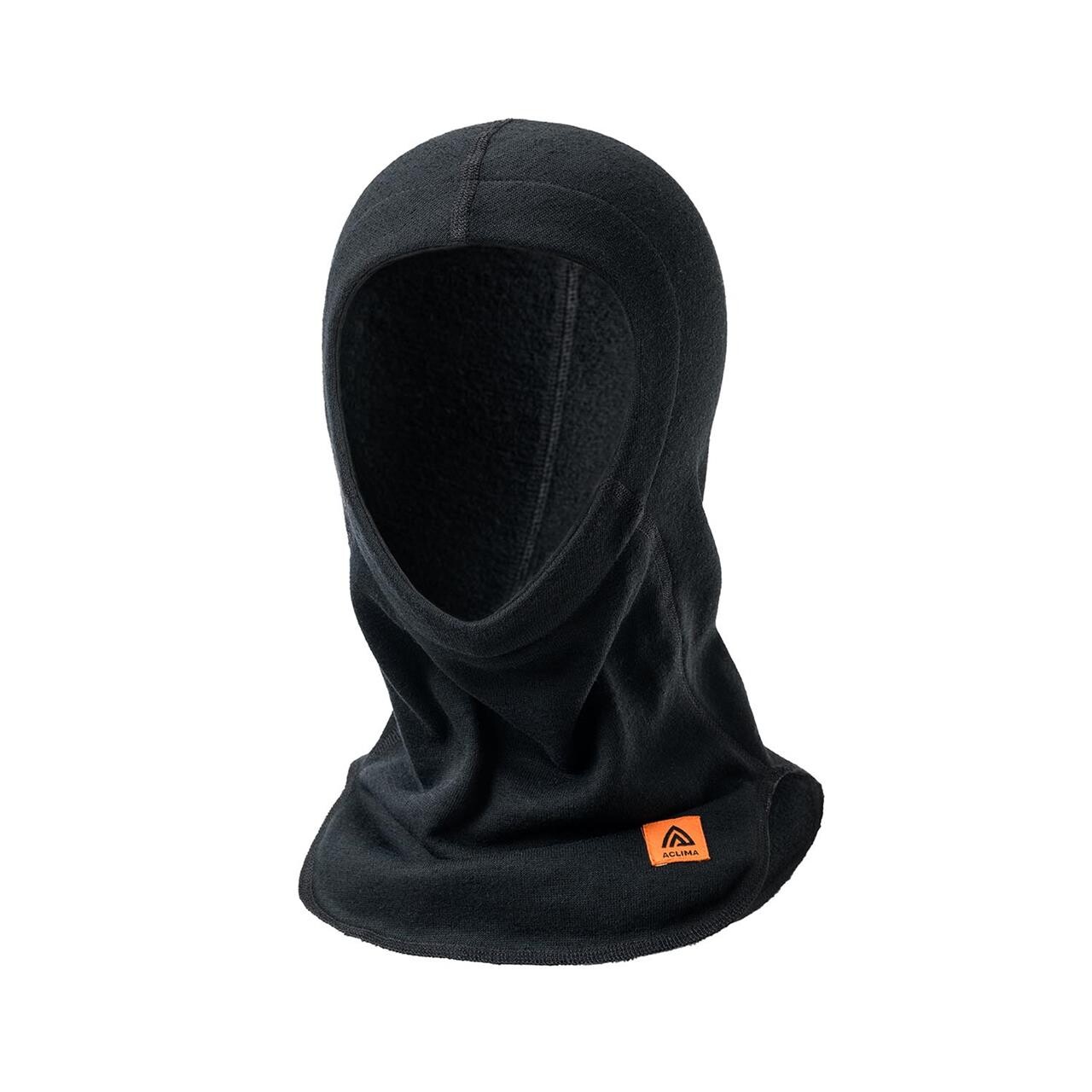 Aclima WoolTerry Balaclava (Sort (JET BLACK) One size)