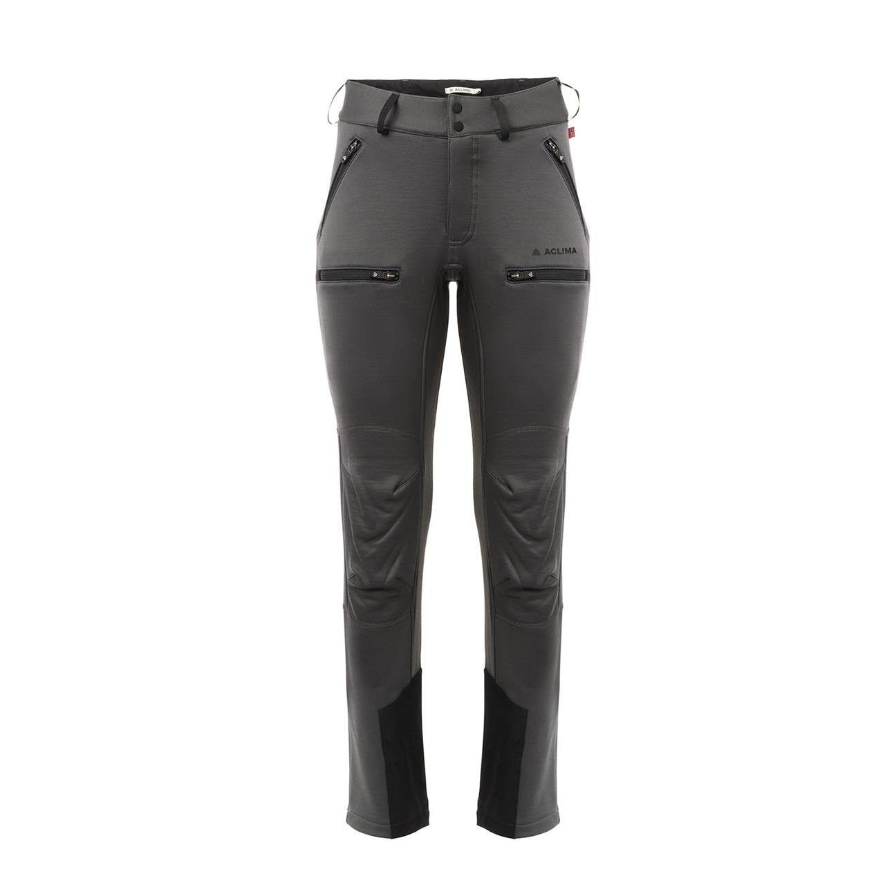 Aclima Womens Woolshell Pant Grå Gray Pinstripe