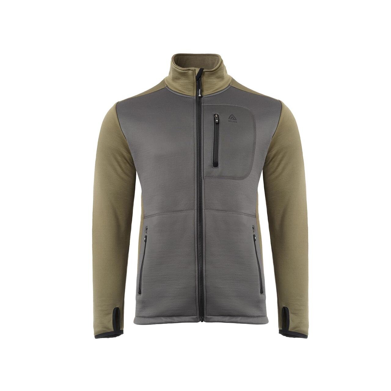 Aclima Mens Woolshell Jacket Grå Gray Pinstripe/tarmac