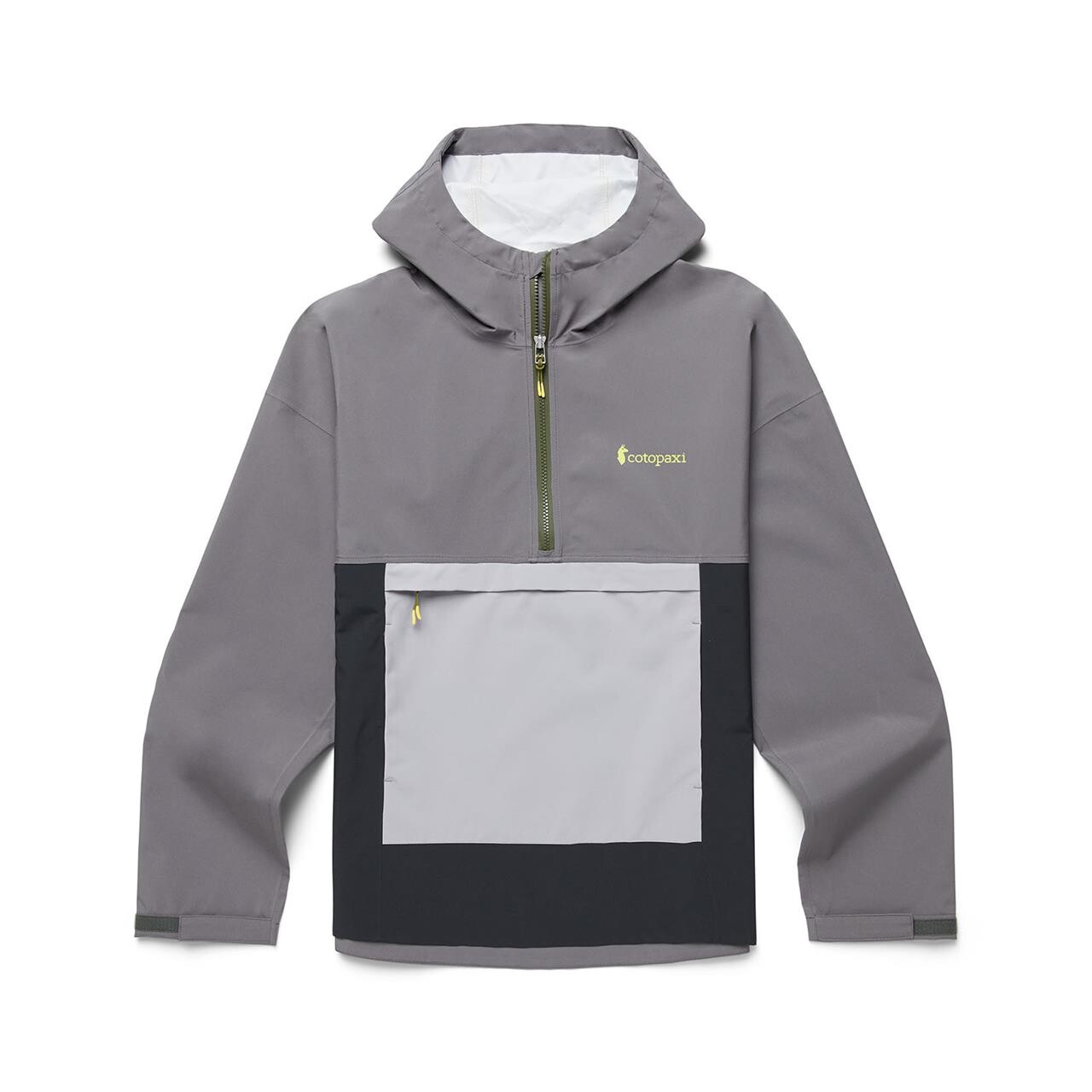 Se Cotopaxi Mens Cielo Rain Anorak (Grå (CINDER/BLACK) Small) hos Friluftsland.dk