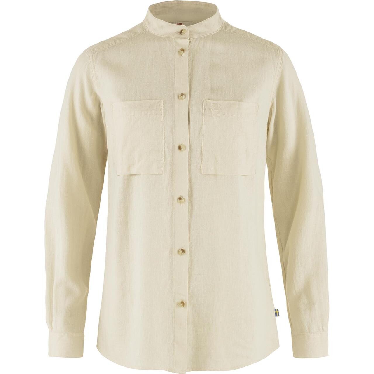Fjällräven Womens Évik Hemp Shirt L/S (Hvid (CHALK WHITE/113) X-large)