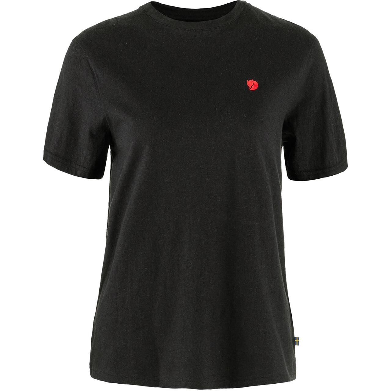 Fjällräven Womens Hemp Blend T-shirt (Sort (BLACK/550) X-large)