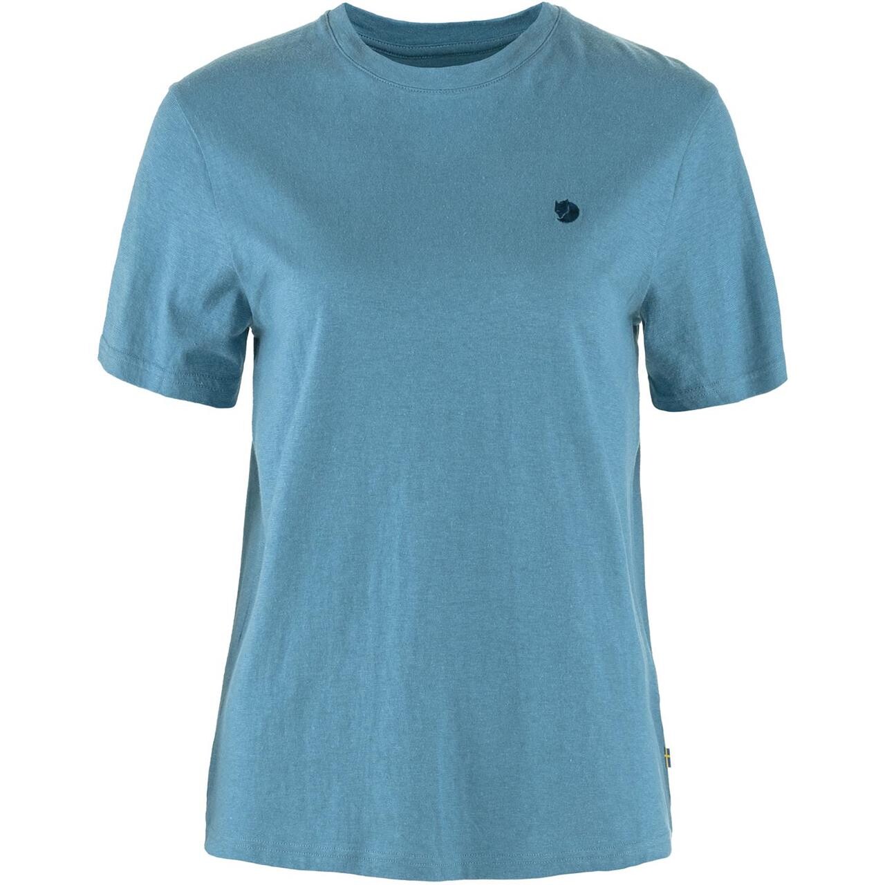 Fjällräven Womens Hemp Blend T-shirt (Blå (DAWN BLUE/543) X-small)