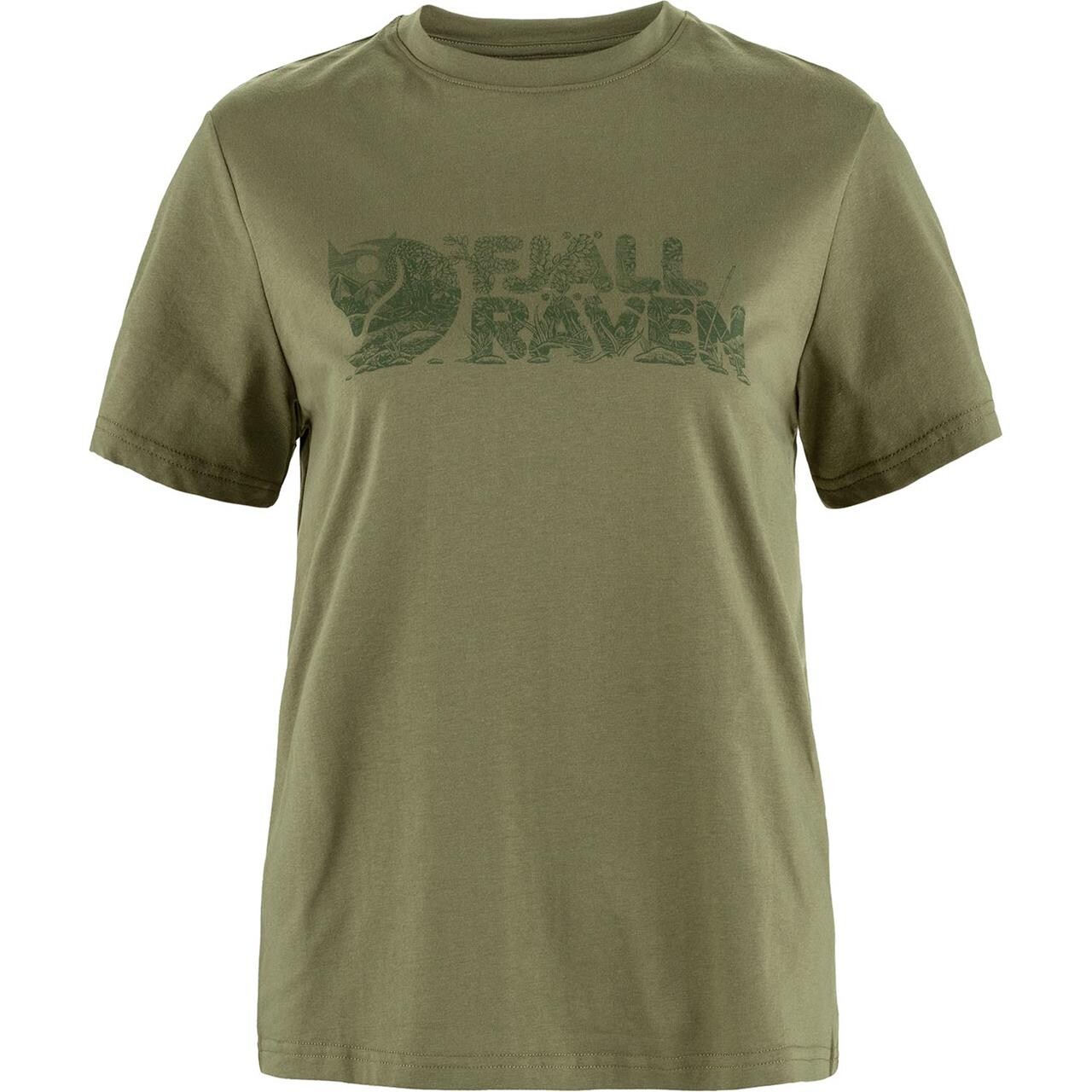 Fjällräven Womens Lush Logo T-shirt (Grøn (GREEN/620) X-large)