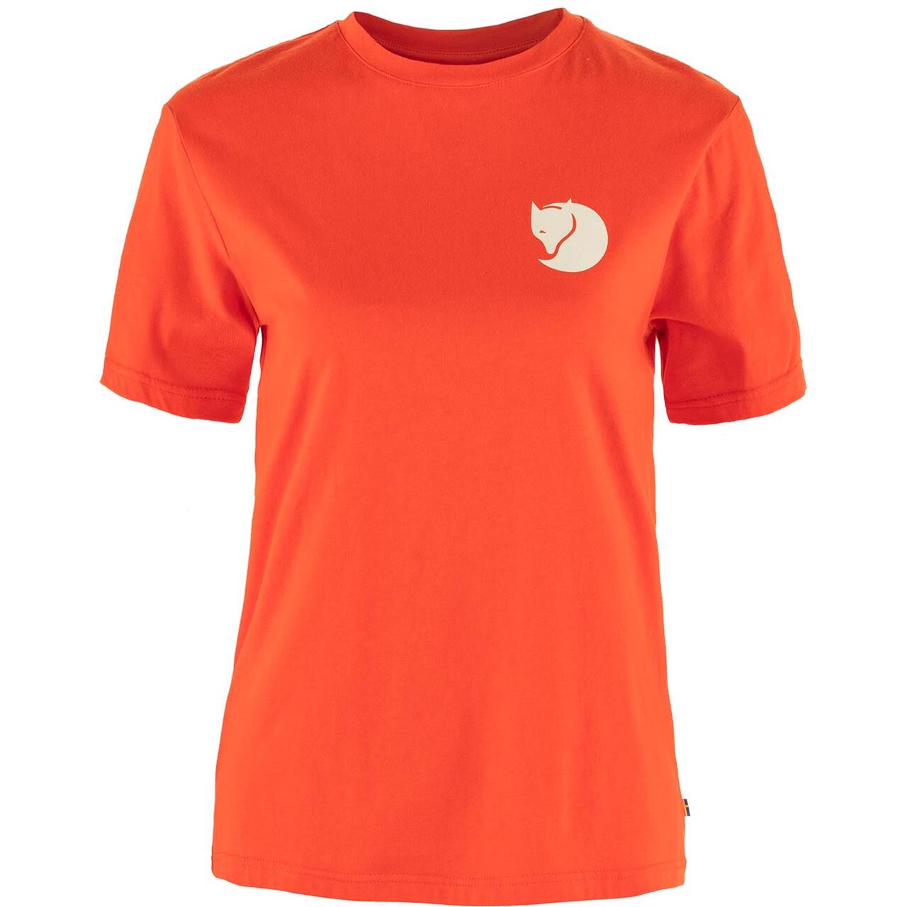Fjällräven Womens Walk With Nature T-shirt (Orange (FLAME ORANGE/214) Large)
