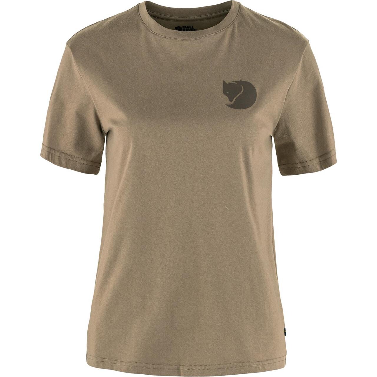 Fjällräven Womens Walk With Nature T-shirt (Brun (SUEDE BROWN/244) X-large)