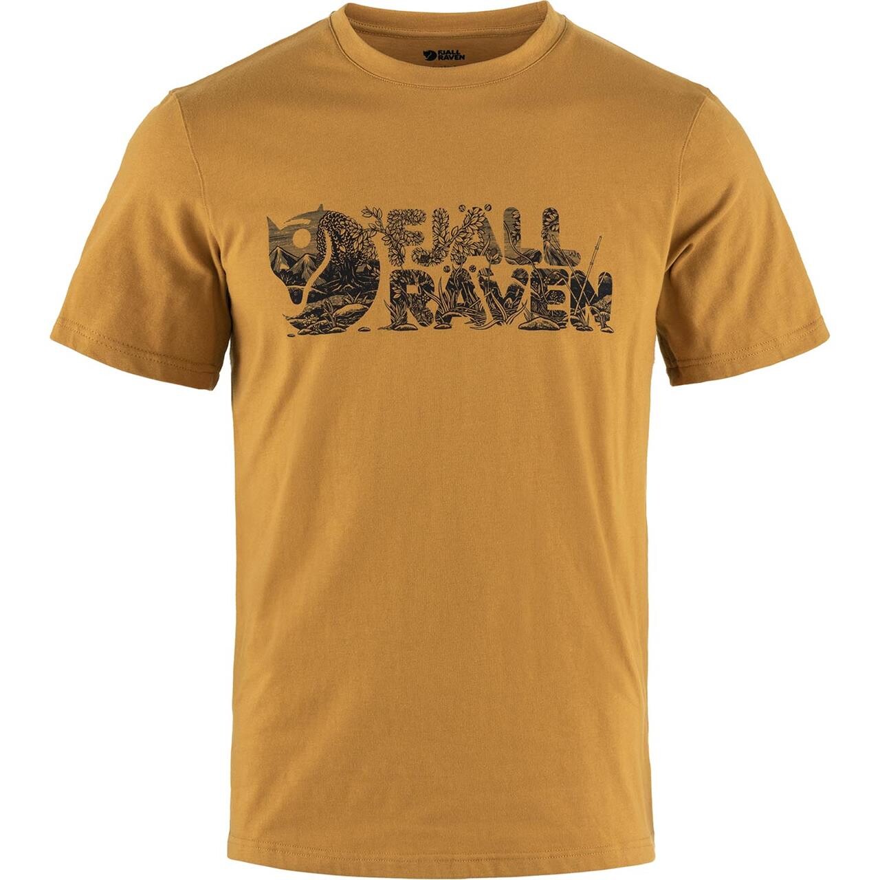 Fjällräven Mens Lush Logo T-shirt (Brun (ACORN/166) X-large)