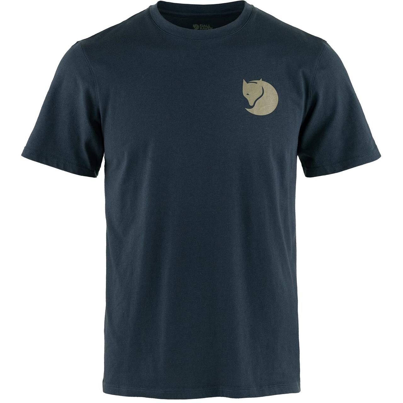 Fjällräven Mens Walk With Nature T-shirt (Blå (DARK NAVY/555) XX-large)