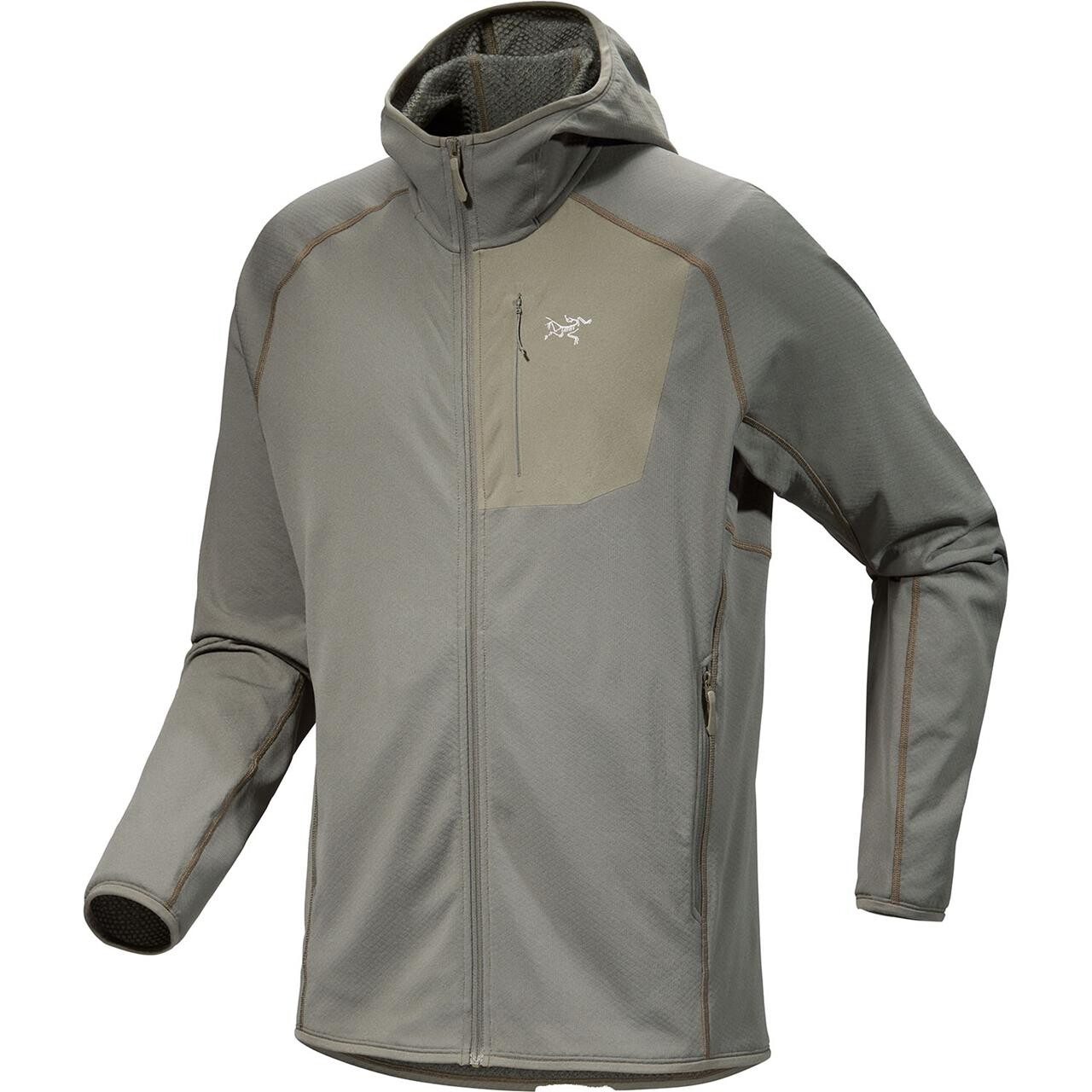 Se Arcteryx Mens Delta Hoody (Grøn (FORAGE) Large) hos Friluftsland.dk