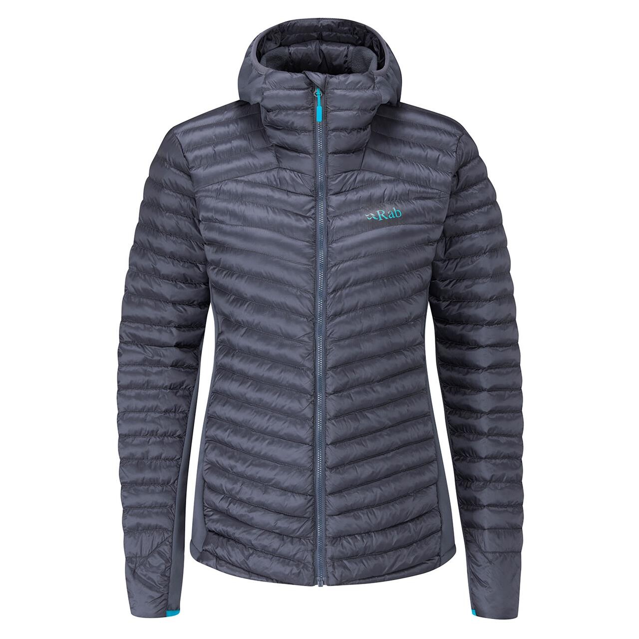 Rab Womens Cirrus Flex 2.0 Hoody Grå Steel