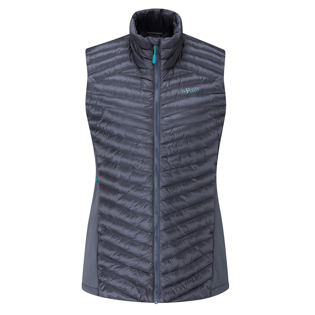 Se RAB Womens Cirrus Flex 2.0 Vest (Grå (STEEL) Large) hos Friluftsland.dk