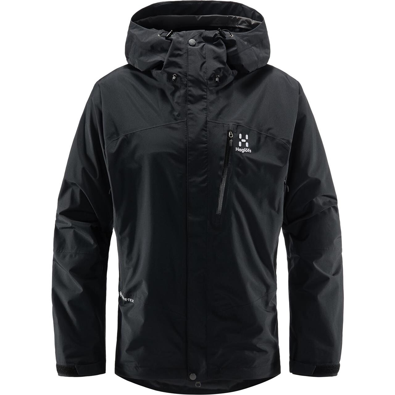 Se Haglöfs Mens Astral GTX Jacket (Sort (TRUE BLACK) Large) hos Friluftsland.dk